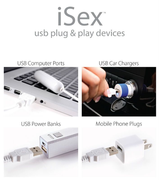 Ерекційне кільце з вібрацією iSex USB Luv Ring (17034000000000000) - зображення 4