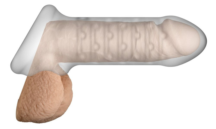 Насадка на пеніс Doc Johnson Optimale Extender with Ball Strap Thin (20336000000000000) - зображення 2