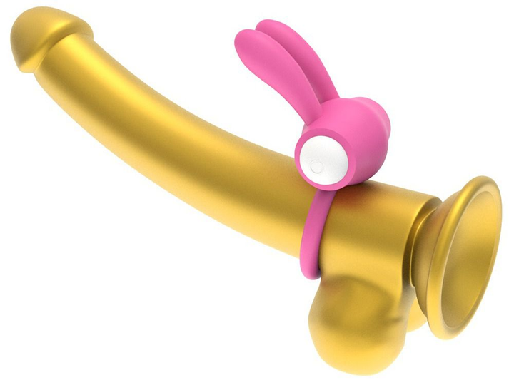 Ерекційне кільце з вібрацією Power Clit Cockring Rabbit колір рожевий (18928016000000000) - зображення 2