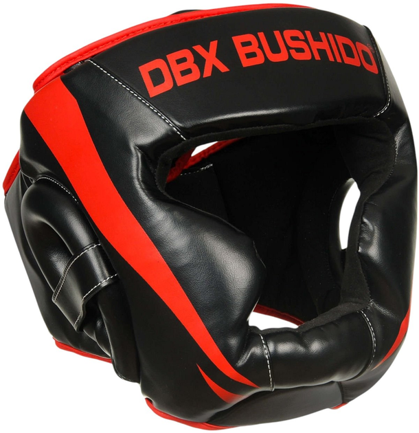 Kask bokserski Bushido ARH-2190R XL Black/Red (5902539017656) - obraz 2