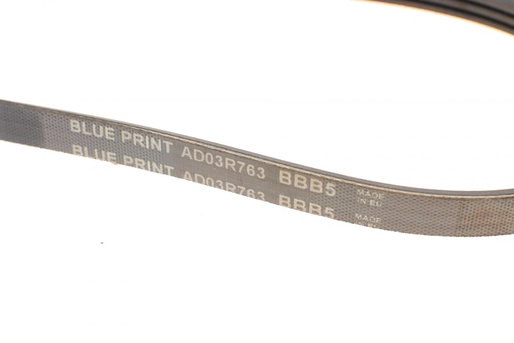 Ремінь генератора Mazda 626 1.8-2.0/Toyota Camry 2.0-2.5 83-96/Celica 2.0 89-93/Kia Clarus 2.0 98- AD03R763 BLUE PRINT - Фото 4 Ремінь генератора Mazda 626 1.8-2.0/Toyota Camry 2.0-2.5 83-96/Celica 2.0 89-93/Kia Clarus 2.0 98- AD03R763 BLUE PRINT - зображення 4