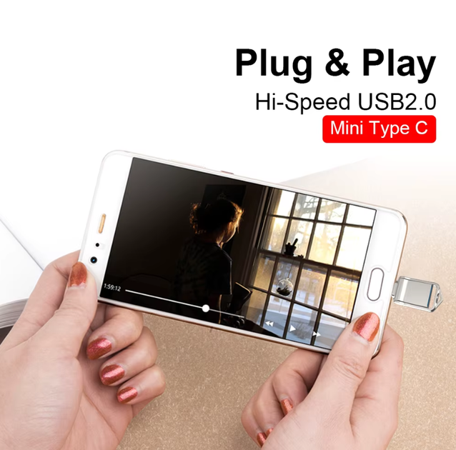 Двухсторонняя флешка USB и Type-C флешка Microdrive 64GB - изображение 8
