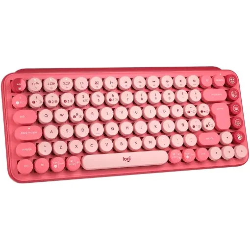 Клавиатура Logitech POP Keys Wireless Mechanical Keyboard UA Rose (920-010737) [94265] - изображение 2