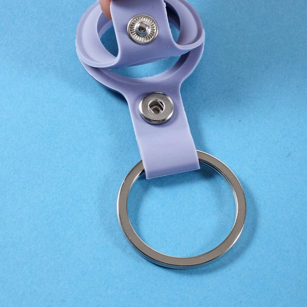 Чехол для Apple AirTag Silicone Key Ring (Purple) HC [61738] - изображение 5