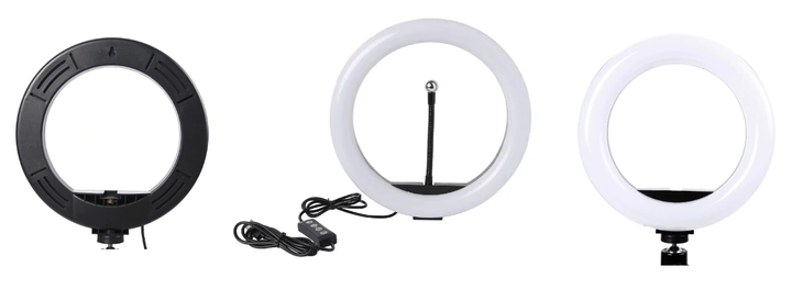 Кольцевая LED-лампа со штативом AC Prof 1702 20см [75767] - изображение 3