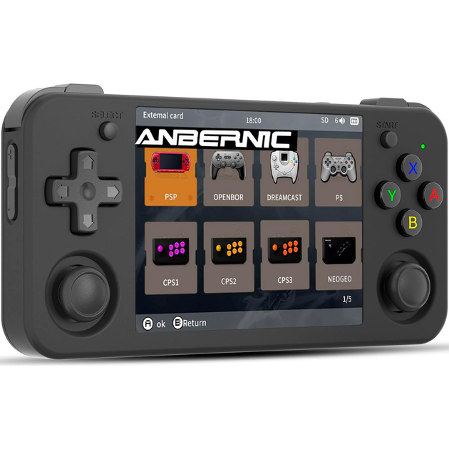 Ретро игровая приставка Anbernic RG35XX H 64GB Black [102939