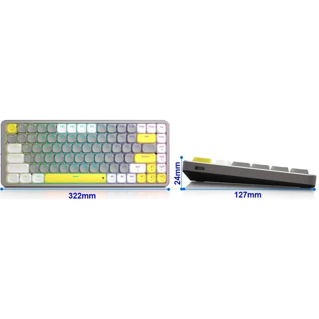 Клавиатура Redragon TL84 RGB Wired Blue Switch (TL84-B-GWY) [115492] - изображение 2