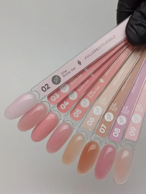 Гель SILLER Bottle Gel №006 з пензликом світло-бежевий 15 мл - изображение 2