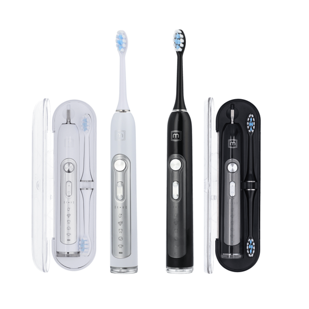 Набір ультразвукових зубних щіток Medica+ PROBRUSH 9.0 black + white - Фото 1 Набір ультразвукових зубних щіток Medica+ PROBRUSH 9.0 black + white - зображення 1