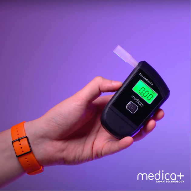 Алкотестер Medica+ Alco control 7.0 + Комплект мундштуков для алкотестеров Medica+ (40шт.) - изображение 6