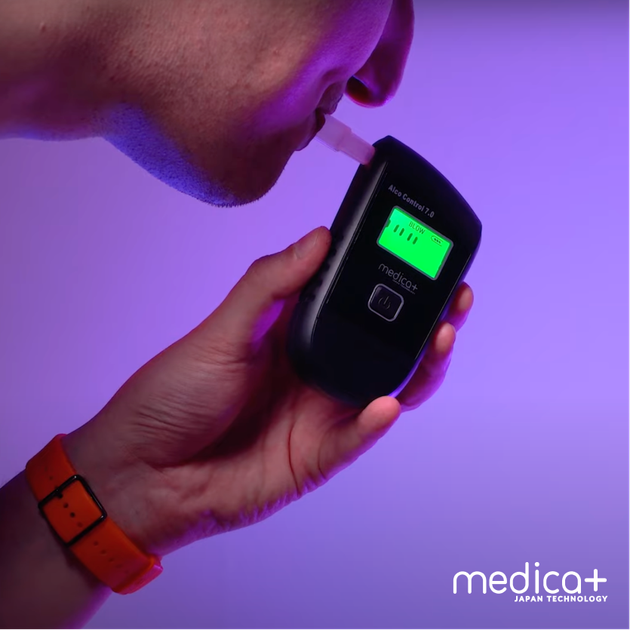 Алкотестер Medica+ Alco control 7.0 + Комплект мундштуков для алкотестеров Medica+ (40шт.) - изображение 10