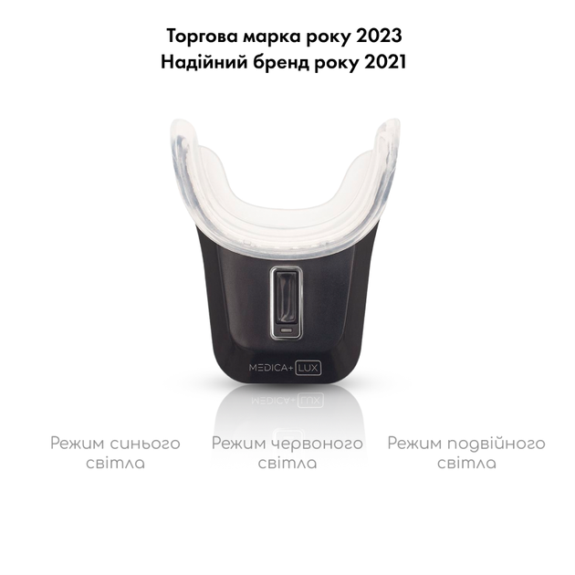 Відбілювальна капа для зубів Medica+ WhitePearl 10X Black - зображення 6