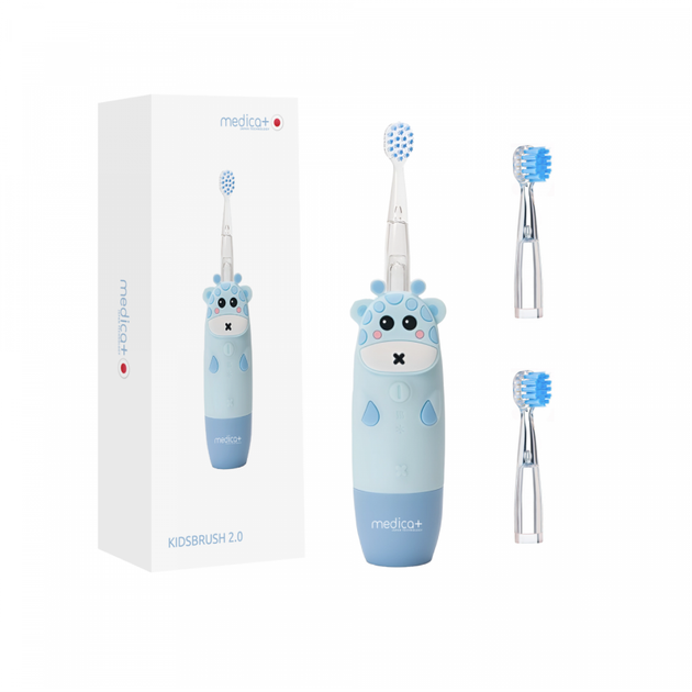 Дитяча зубна щітка Medica+ KidsBrush 2.0 Blue - Фото 1 Дитяча зубна щітка Medica+ KidsBrush 2.0 Blue - изображение 1