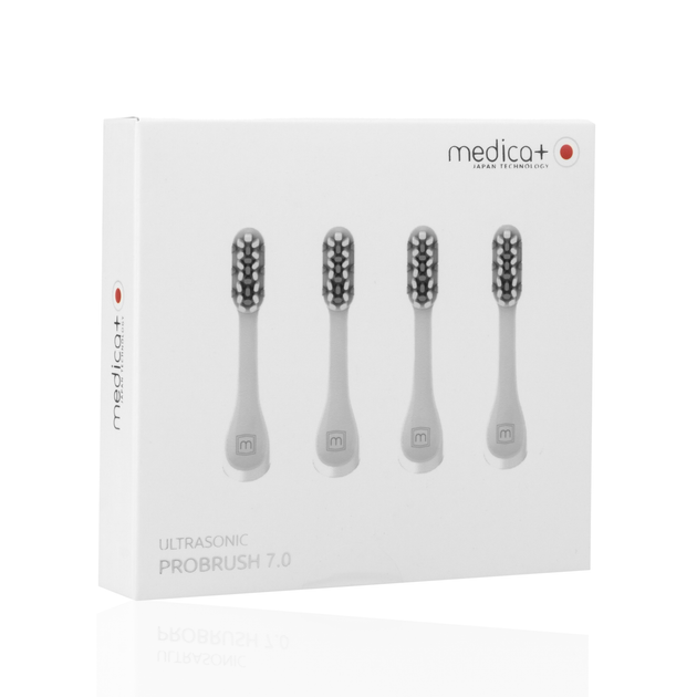 Насадки для звукової зубної щітки Medica+ ProBrush 7.0 Compact (4шт) - зображення 2