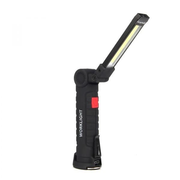Фонарь кемпинг W51-SMD+COB, поворот на 180º+180º, магнит, зажим, крюк для подвеса, встроенный аккумулятор - изображение 14