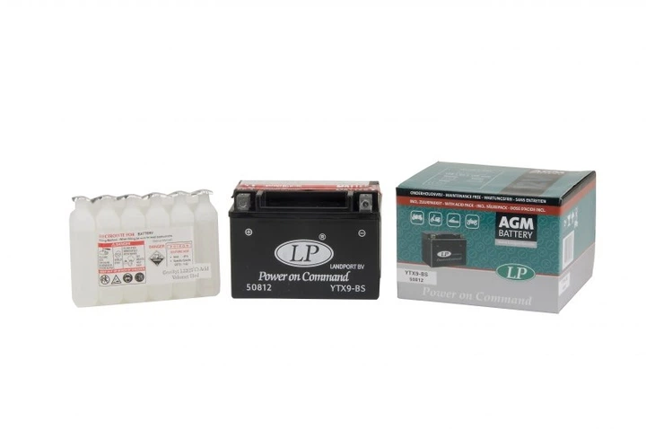 Аккумулятор LP YTX9-BS - Фото 1 Аккумулятор LP YTX9-BS - изображение 1