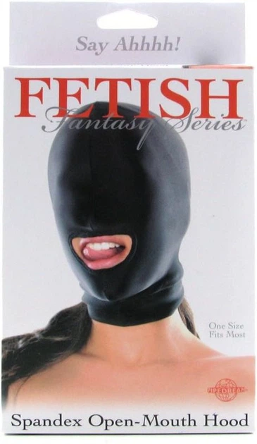 Маска Fetish Fantasy Series Spandex Open Mouth Hood (06930000000000000) - изображение 10