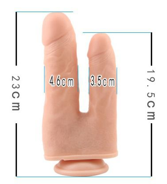 Подвійний фаллоімітатор Chisa Novelties Bromeo #02 (20597000000000000) - зображення 5