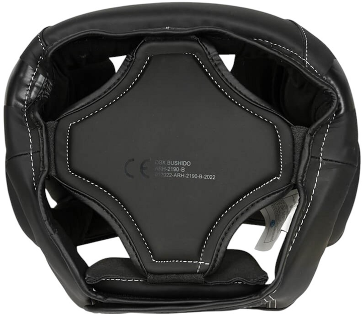 Kask bokserski Bushido Black Master ARH-2190B L Black (5902539019599) - obraz 6