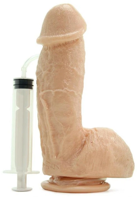 Фаллоимитатор с имитацией семяизвержения Doc Johnson Squirting Realistic Cock, 17 см цвет телесный (03802026000000000) - изображение 5