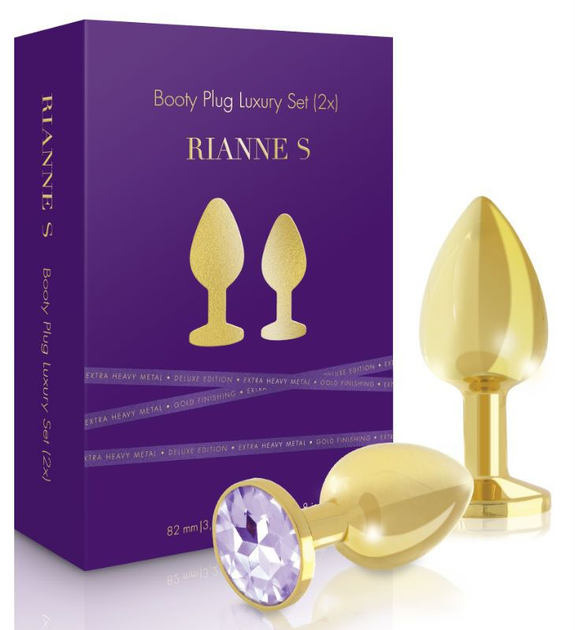 Набор анальных пробок Booty Plug Luxury Set 2x (17236000000000000) - изображение 5