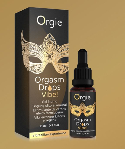 Клиторальные капли с вибрацией Orgie Orgasm Drops Vibe! 15 мл (22093000000000000) - изображение 1