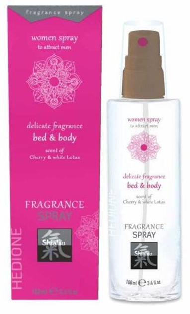 Спрей для тела и постели с феромонами и афродизиаками Hot Fragrance, 100 мл запах вишня (22125000000000029) - изображение 1
