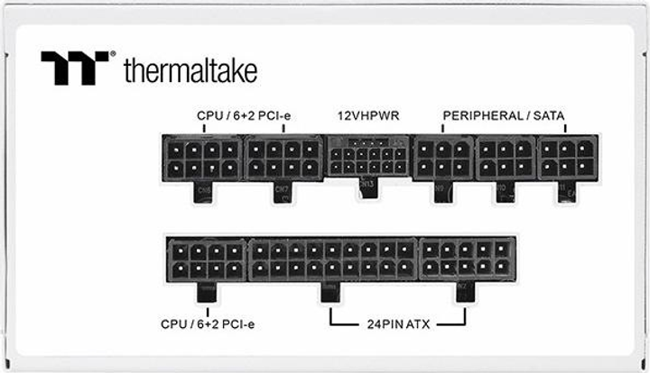 Zasilacz Thermaltake Toughpower GF A3 Snow 850W (PS-TPD-0850FNFAGE-N) - obraz 7