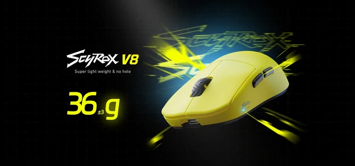 Мышка игровая Scyrox V8 Yellow – фото, отзывы, характеристики в