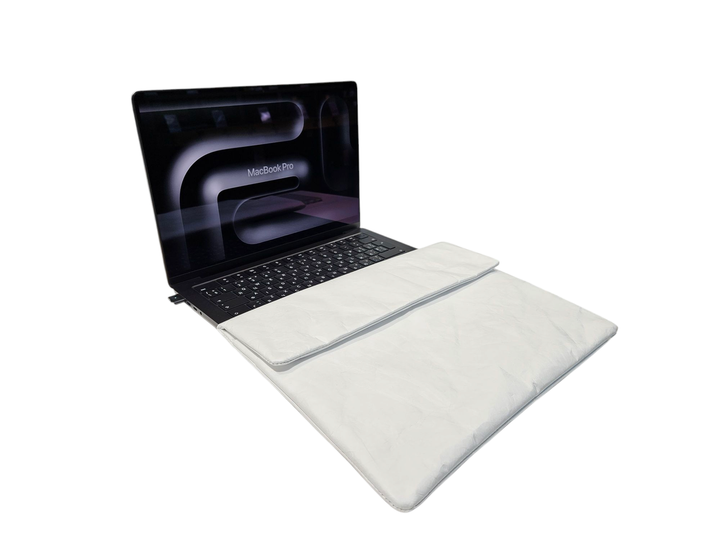 Чехол для ноутбука, MacBook 15" White из материала Tyvek Белый - Фото 4 Чехол для ноутбука, MacBook 15" White из материала Tyvek Белый - изображение 4