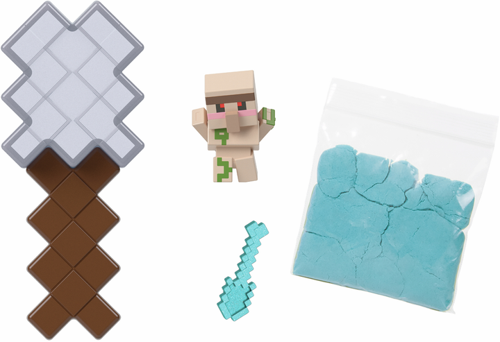 Ігровий набір Mattel Minecraft Мініфігурка Сором’язливий Ґолем HTL08 (194735193059) - зображення 7
