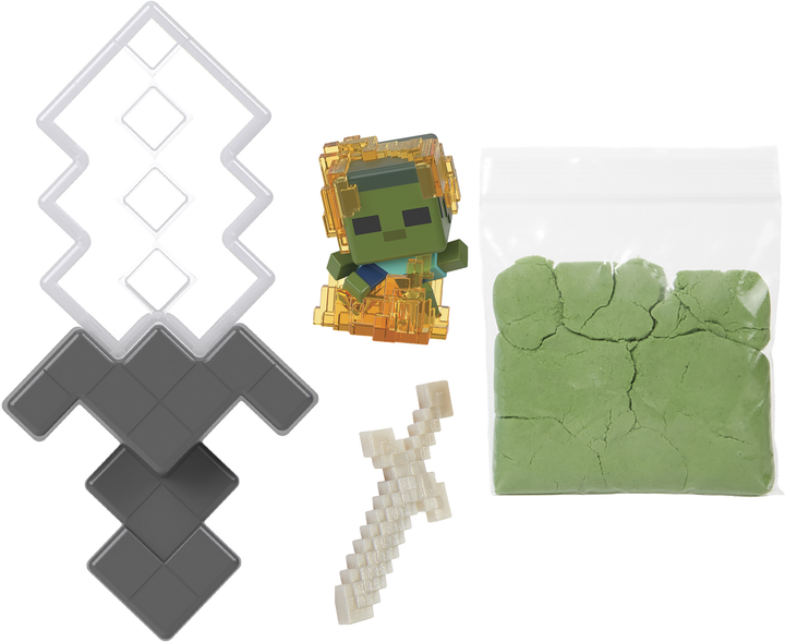 Zestaw do zabawy Mattel Minecraft Mini Mode Mining Figure HTL02 (194735192960) - obraz 7