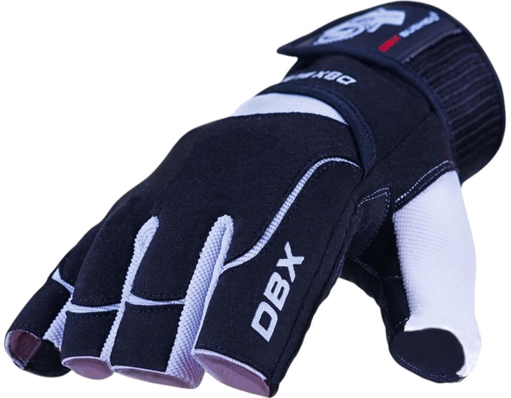 Рукавички для фітнесу Bushido GRIP-X WG-162 XL Black/White (5902539012781) - зображення 8