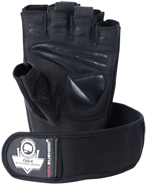 Рукавички для фітнесу Bushido GRIP-X WG-163 XL Black (5904639192028) - зображення 6