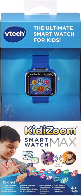 Дитячий смарт-годинник Vtech Kidizoom Max Blue (80-531604) - зображення 4
