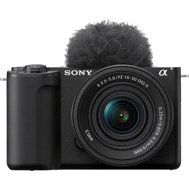 Бездзеркальний фотоапарат Sony ZV-E10 II Kit 16-50mm f/3.5-5.6 OSS II Black (ZVE10M2KB.CEC) - Фото 1 Бездзеркальний фотоапарат Sony ZV-E10 II Kit 16-50mm f/3.5-5.6 OSS II Black (ZVE10M2KB.CEC) - зображення 1