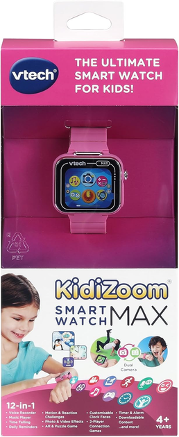 Дитячий смарт-годинник Vtech Kidizoom Max Pink (80-531654) - зображення 5