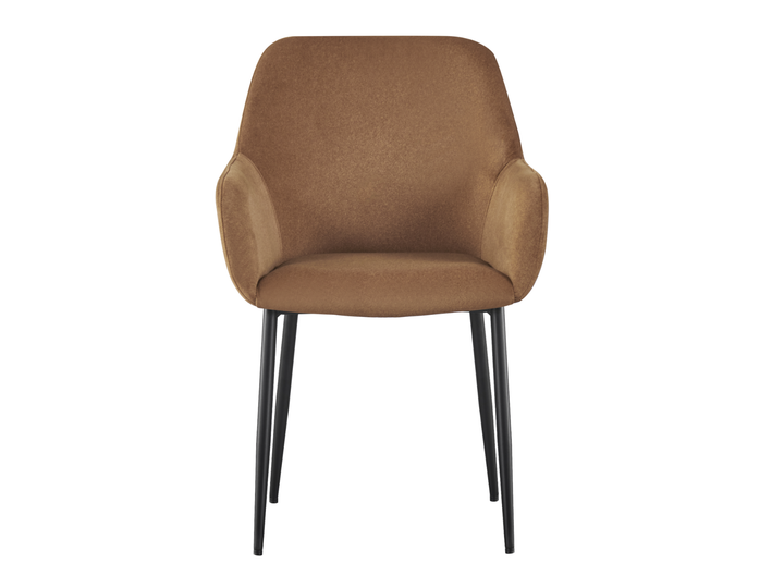 Стул для кухни M-220 Vetro Mebel Черный/Карамель (металл/ткань мохер) M-220-caramel/black) - изображение 5