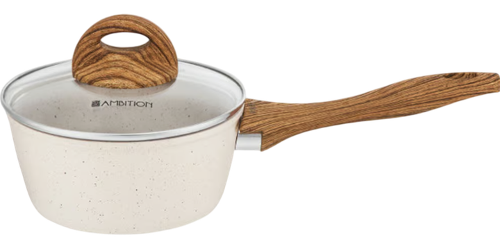 Komplet garnków i patelni Ambition Nature z powłoką Pfluon Cookmark 15 elementów (5904134600998) - obraz 3