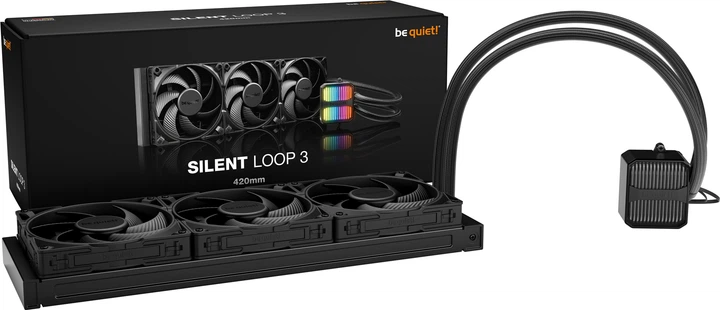 Chłodzenie wodne be quiet! Silent Loop 3 420mm Black (BW026) - obraz 6