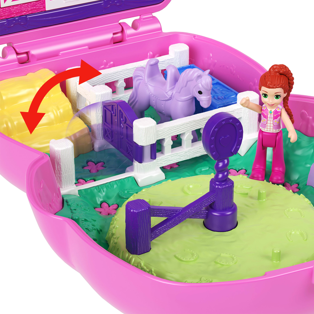 Ігровий набір Polly Pocket Родео з поні JCR39 (194735275007) - зображення 4