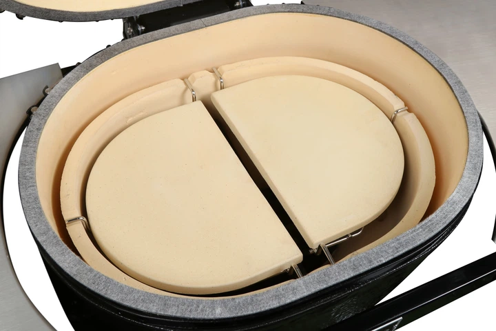 Керамічний відсікач жару 2шт Primo X Large Oval PG00324 - Фото 2 Керамічний відсікач жару 2шт Primo X Large Oval PG00324 - зображення 2