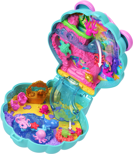 Zestaw do gry Polly Pocket Glitter Island JCB16 (194735267057) - obraz 1