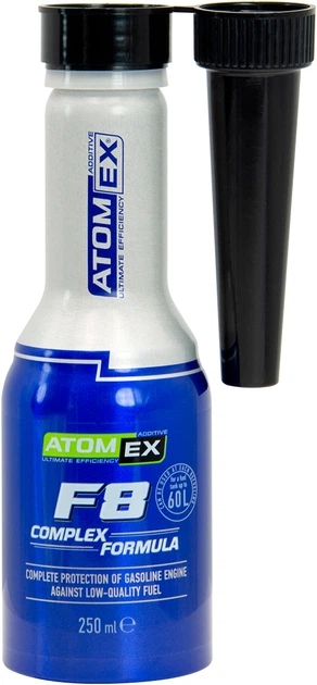 Защита бензинового двигателя Atomex F8 Complex Formula Gasoline 250 мл (XA 40313_10) - изображение 2