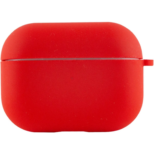 Силиконовый футляр Epik с микрофиброй для наушников Airpods Pro Красный / Red - изображение 7