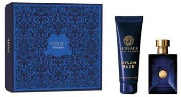 Zestaw męski Versace Dylan Blue Woda toaletowa 50 ml + Żel pod prysznic 100 ml (8011003835393) - obraz 1