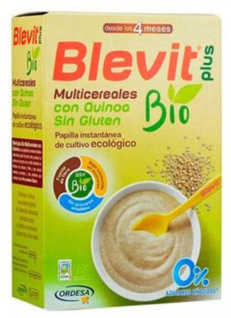 Дитяча мультизлакова каша Ordesa Blevit Bio Multigrain With Gluten Free Quinoa 400 г (8426594098735) - зображення 1