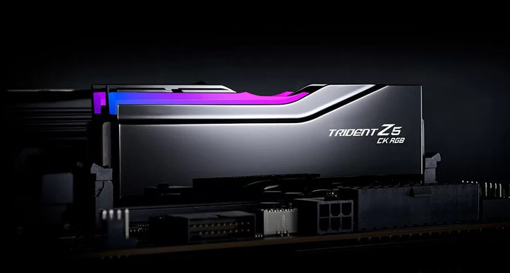 Оперативна пам'ять G.Skill DDR5-8800 49152MB PC5-70400U (Kit of 2x24576) Trident Z5 CK RGB Black (F5-8800C4255H24GX2-TZ5CRK) - зображення 6