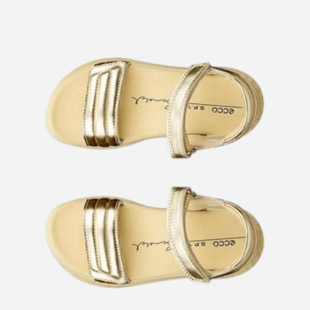 Sandały młodzieżowe dla dziewczynki skórzane Ecco SP.1 Lite Sandal K 71217361132 39 Złote (194891749688) - obraz 5
