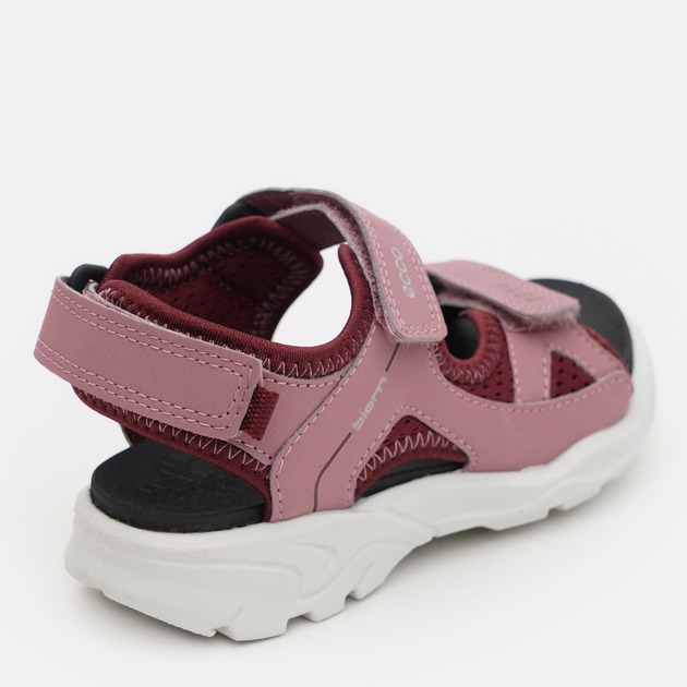 Дитячі спортивні сандалії для дівчинки Ecco Biom Raft Blush Morillo 70060260565 24 Рожеві (194891199278) - зображення 3